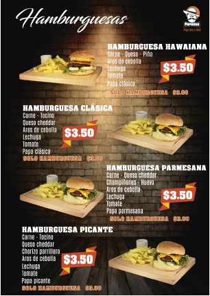 Carta de Papamia Steak House en Quito, Distrito Metropolitano de Quito — página 10